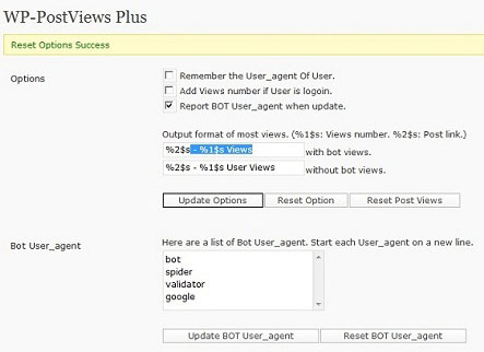 wordpress安装WP-PostViews Plus插件，显示文章的阅读次数