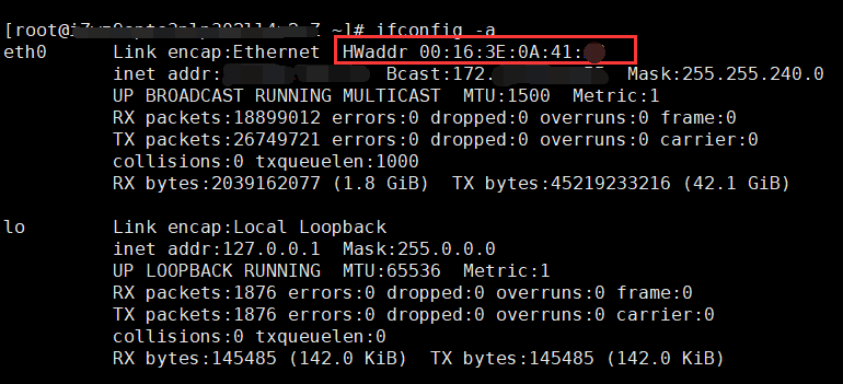 重启网卡Device eth0 has different MAC address than expected 错误处理方法