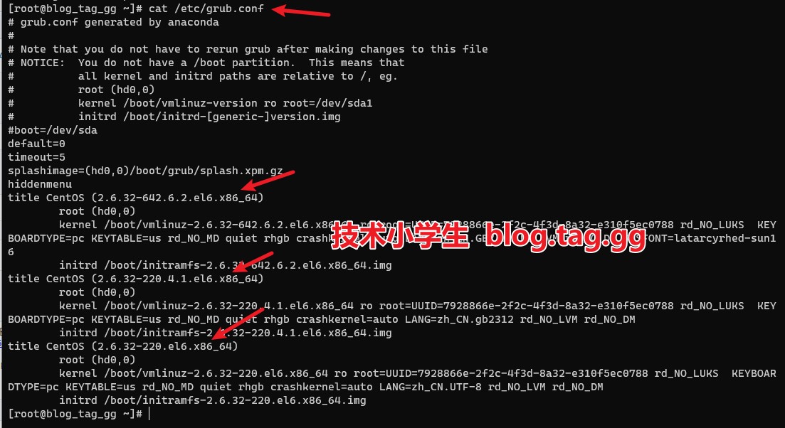 Linux/Centos6.x更改系统内核启动顺序方法