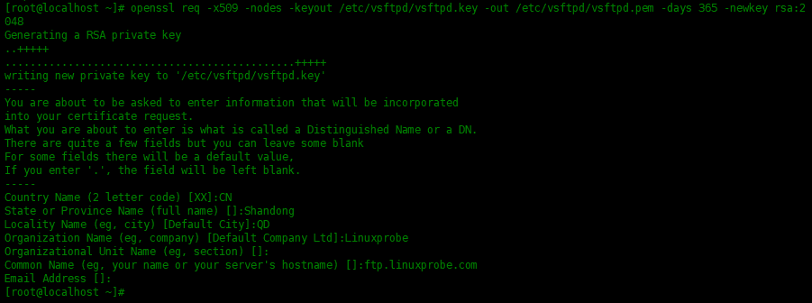 Centos8中使用VSFTPD配置FTPsCentos8中使用VSFTPD配置FTPs
