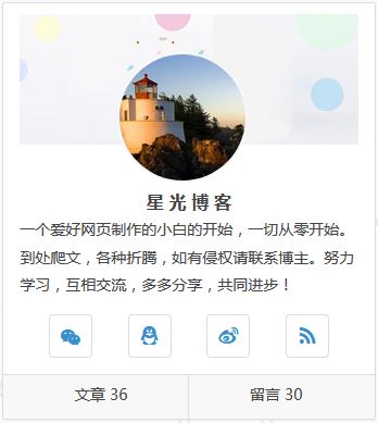 知更鸟主题“关于本站”小工具头像的居中布局美化