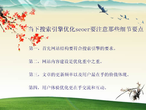 搜索引擎优化:SEOer要注意那些细节要点