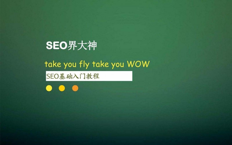 seo基础入门视频教程