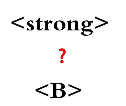 html中strong与b,em与i标签的区别