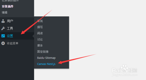 为wordpress网站背景添加跟随鼠标动态线条特效