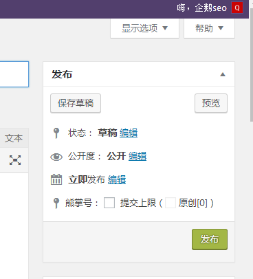 Fanly Submit：WordPress 熊掌号/原创保护文章数据提交插件（自用）