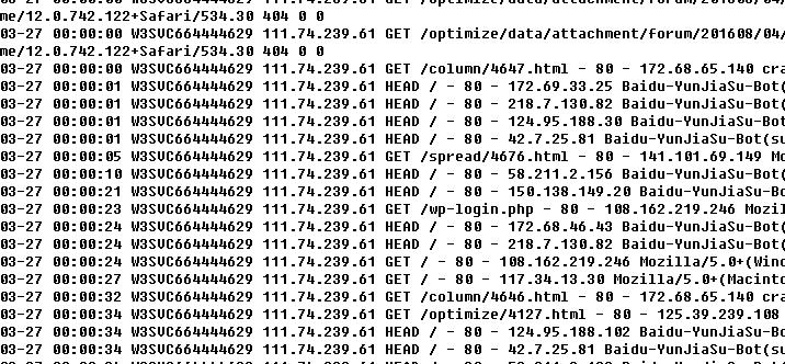 十年站长seo经验分享如何通过网站日志监测寻找网站问题