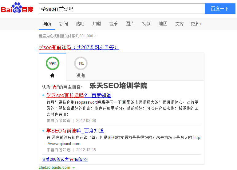 SEO培训之学SEO有前途吗