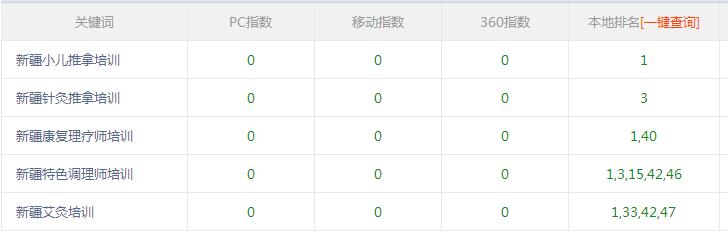 小儿推拿培训seo优化案例
