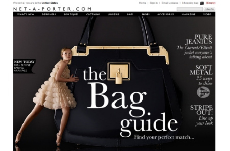 网购混搭时尚杂志 Net-a-Porter创造销售奇迹