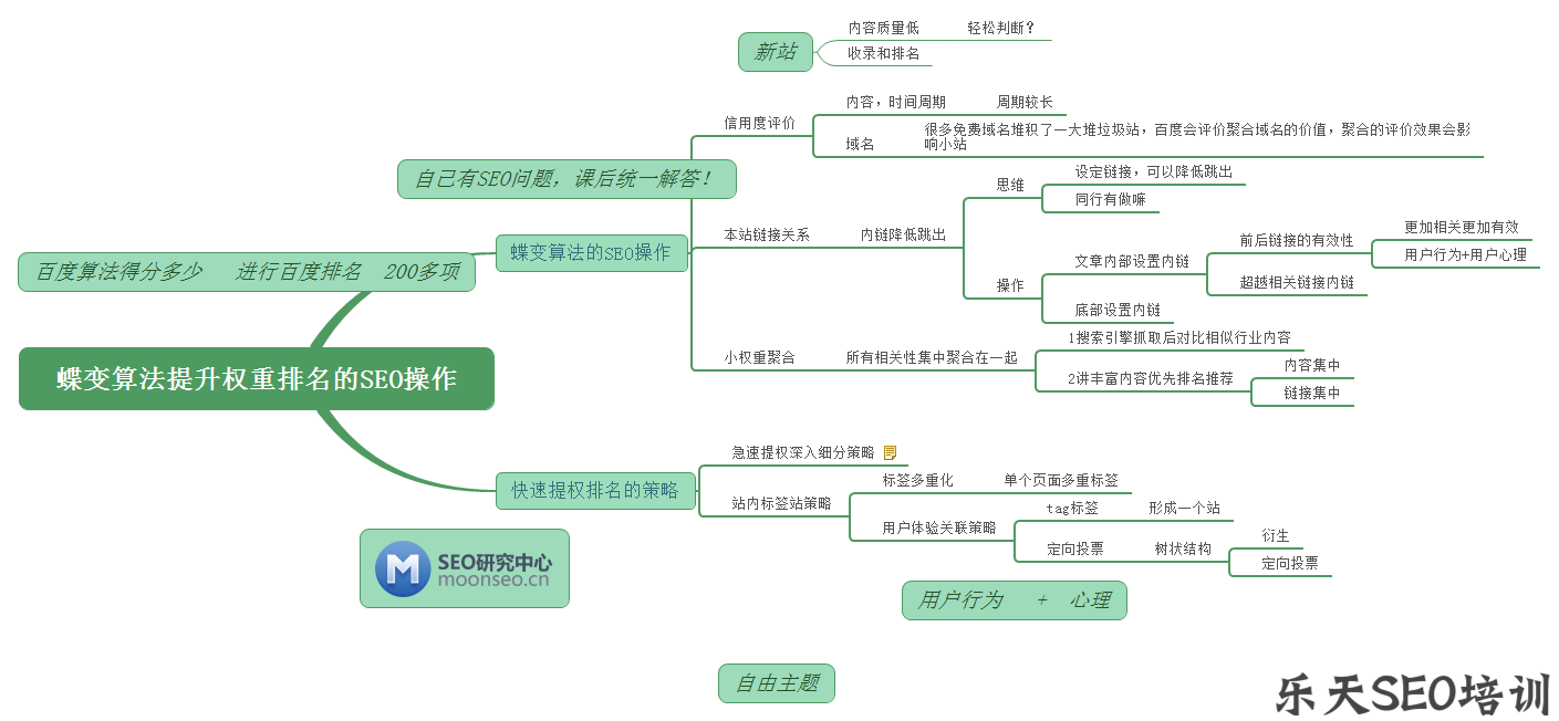 SEO零基础培训:蝶变算法提升权重排名的SEO流量操作