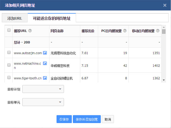 百度竞价推广之行业URL定投样式与操作方法技巧 业界新闻 第5张 行业URL定投样式与操作步骤方法 百度竞价推广之行业URL定投样式与操作方法技巧 业界新闻 第5张