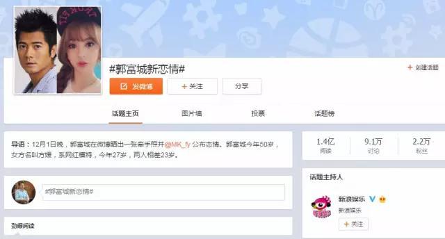 郭富城新恋情，杜蕾斯来教你什么叫借势营销