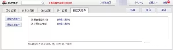 新浪博客站群玩转SEO SEO高级教程 第2张-山西SEO教程自学网 新浪博客页面设置