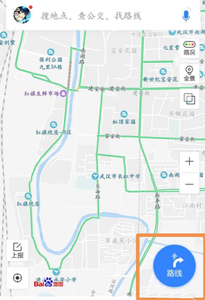 百度地图中规划路线的详细方法