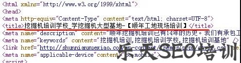 网站快速排名的标题怎么写的？