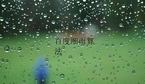 株洲SEO：谈谈细雨算法百度官方说法