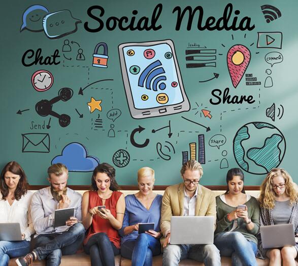 社交媒体 新媒体 开会 合作 社交媒体 新媒体 开会 合作